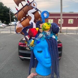 Cosmetology school “anything but hair” competition 1st place winning look